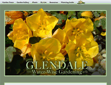 Tablet Screenshot of glendalewaterwisegardening.com